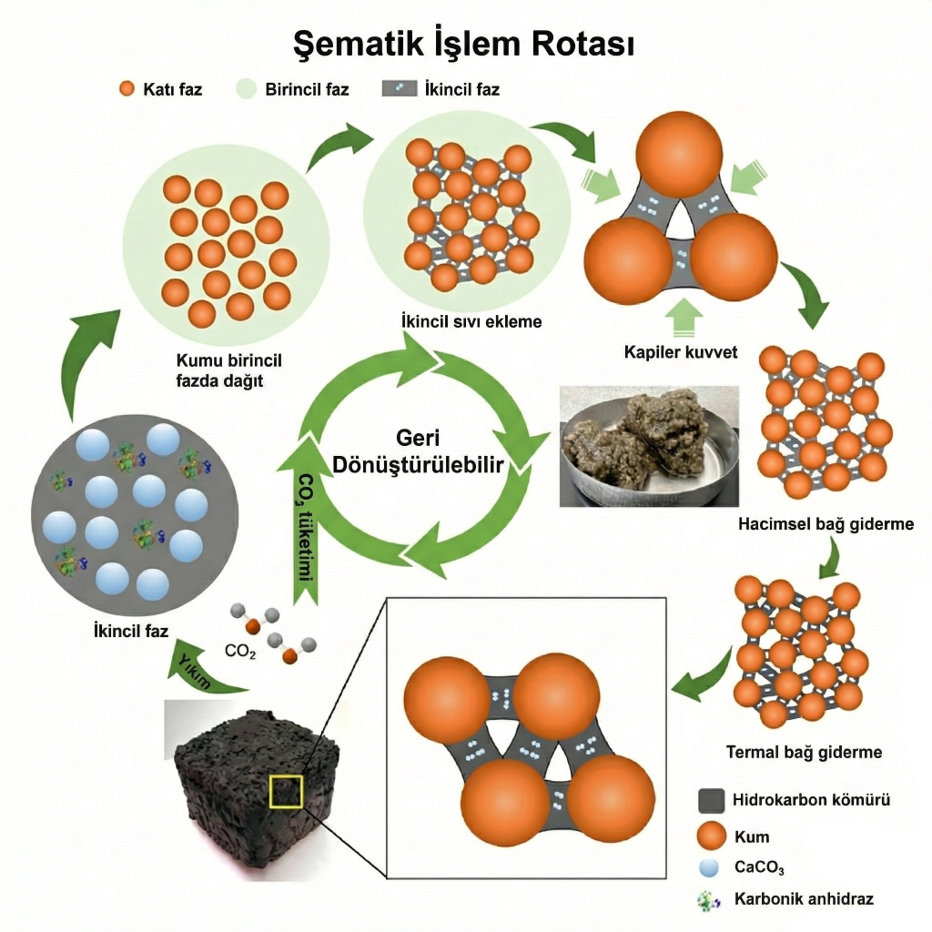 şematik işlem rotası