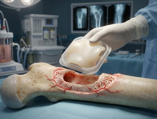 kemik onarımında devrim: hazır kıkırdak grefti