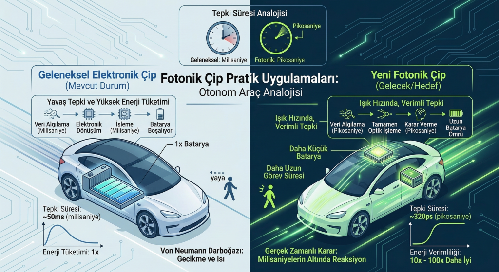Teknolojik Kıyaslama Geleneksel Elektronik Çipler vs. Işık Hızında Fotonik İşlemciler