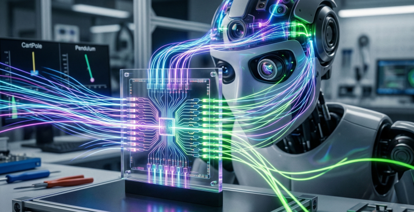 fotonik çipler robotlara ışık hızında öğrenmeyi öğretiyor