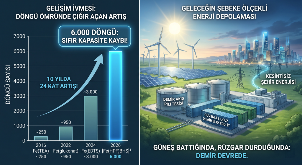 Demir Akış Pili Teknolojisinin 10 Yıllık Evrimi ve Şebeke Ölçekli Uygulama Vizyonu
